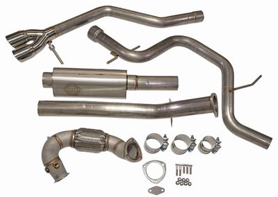 Sportwagen TDI (09-14) Max Performance Exhaust Kit (tuning required, not included) Resonator Image 0