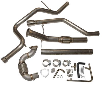 Passat 2015 Max Performance Exhaust Kit(tuning required, not included) High Flow Cat Image 0