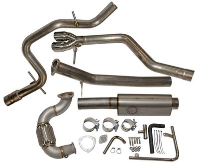 Jetta TDI (2015 Sedan) Max Performance Exhaust Kit(tuning required, not included) Resonator Image 0