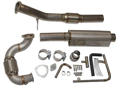 Jetta/Passat TDI (2015+) Exhaust ECO Kit - (tuning required, not included) Cat & Resonator Image 0