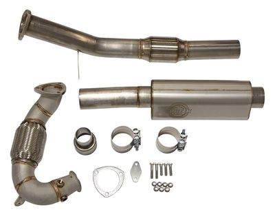 Jetta TDI (09-10) ECO Kit (tuning required, not included) Cat & Resonator Image 0