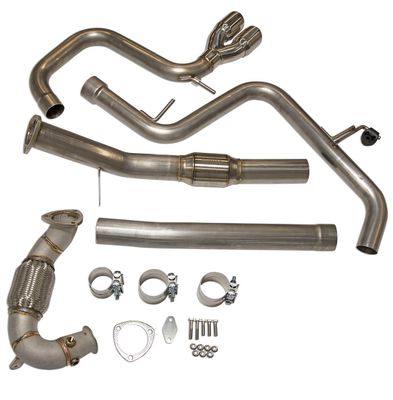 Golf TDI (09-14) Max Performance Kit (tuning required, not included) High Flow Cat Image 0