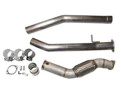 BMW F15 X5D N57 Exhaust Kit - (tuning required, not included) Straight Pipe Image 0