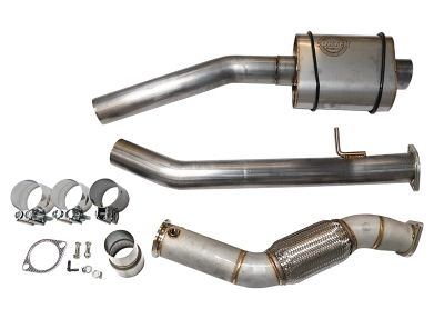 BMW F15 X5D N57 DPF Exhaust Kit - (tuning required, not included) Resonator Image 0